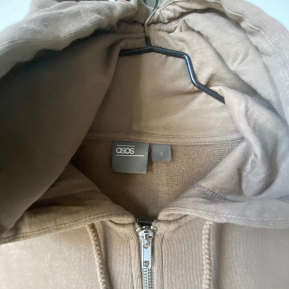 ASOS Zip-Up Hoodie with Side Zippers - Picture 3 of 4